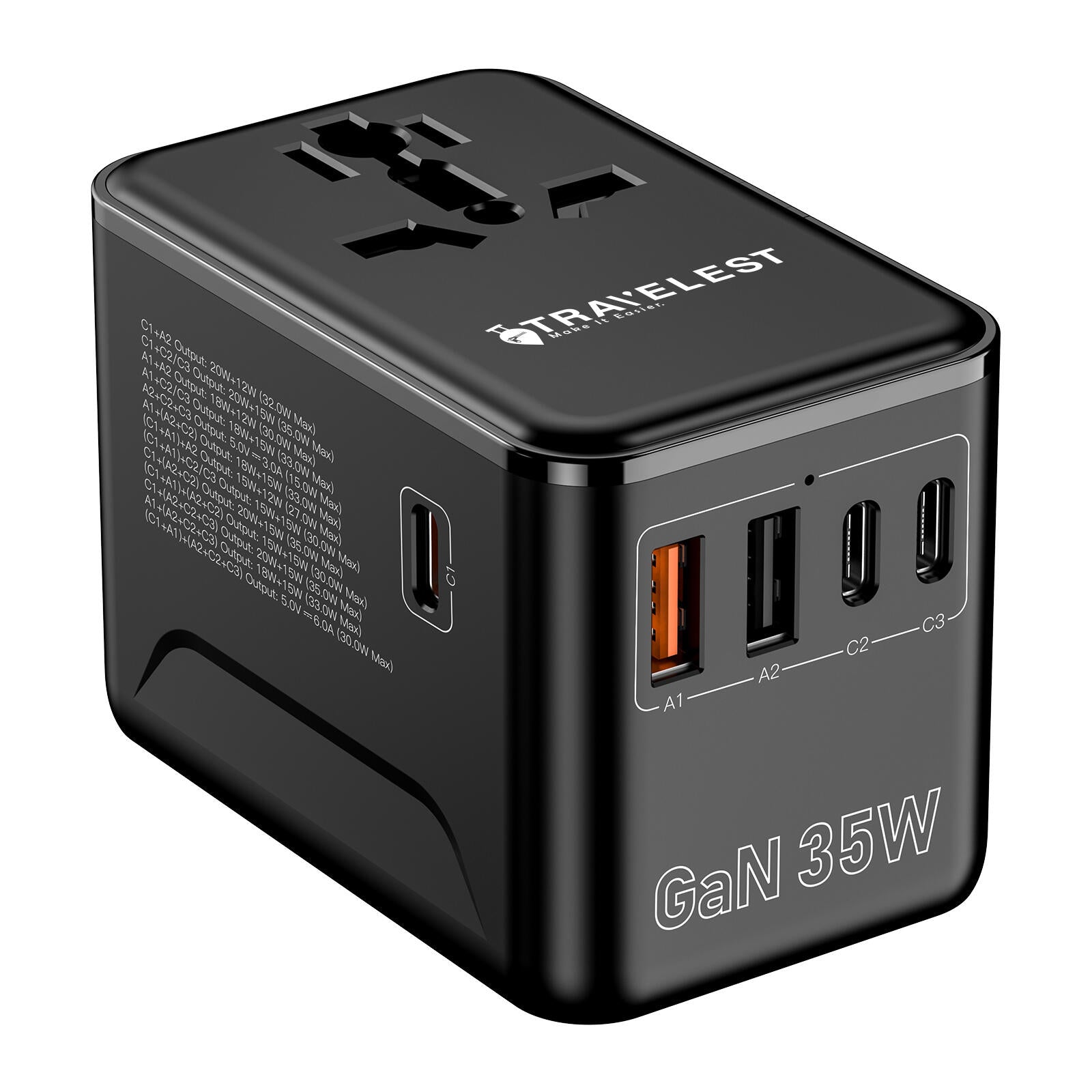 GaN 35W Travel Adapter