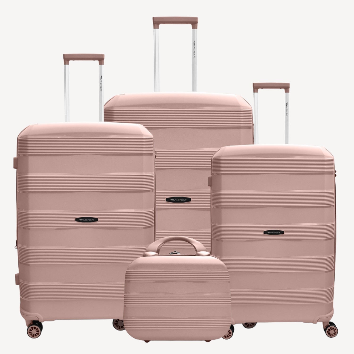 Monza Linex 360° Pp Luggage 3Pc (20/24/28")+1 Free Beauty Case
