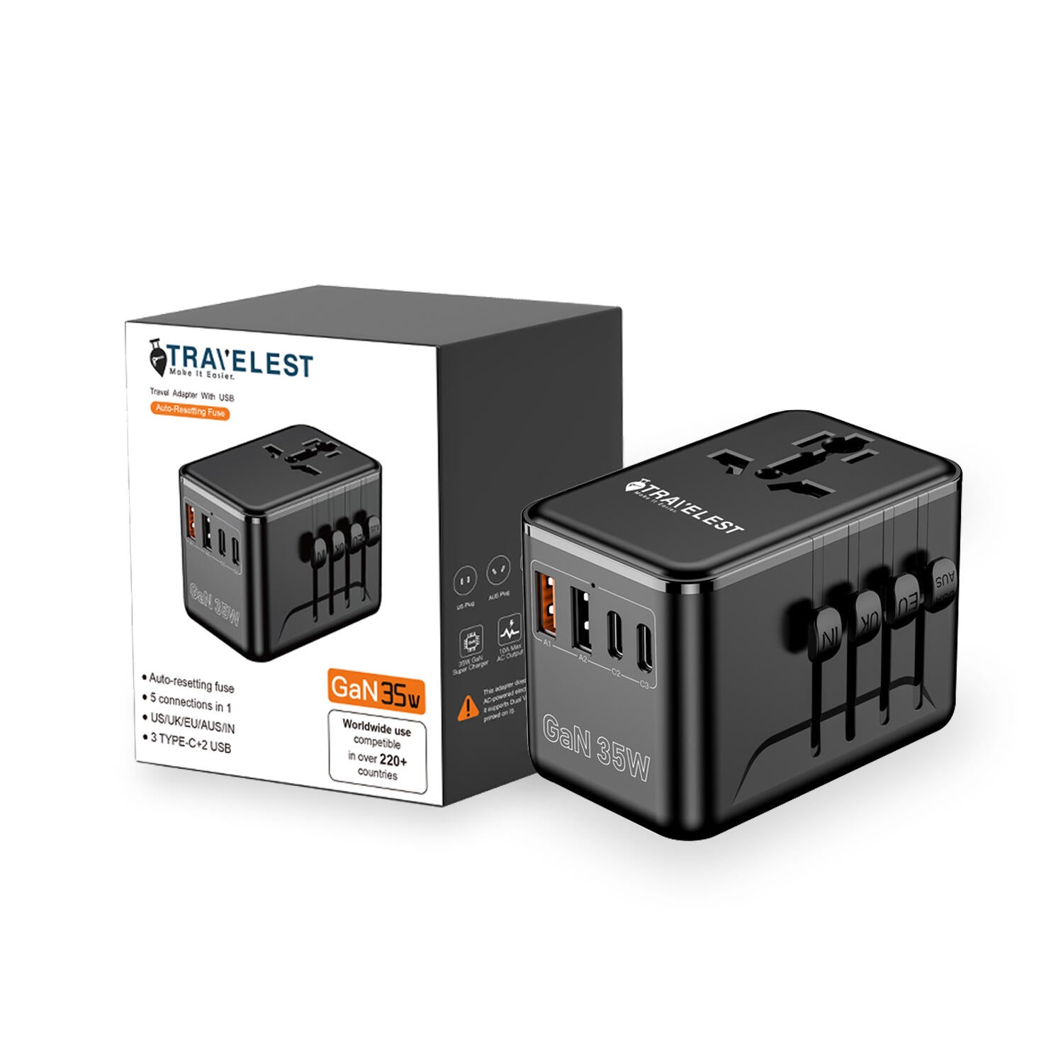 GaN 35W Travel Adapter