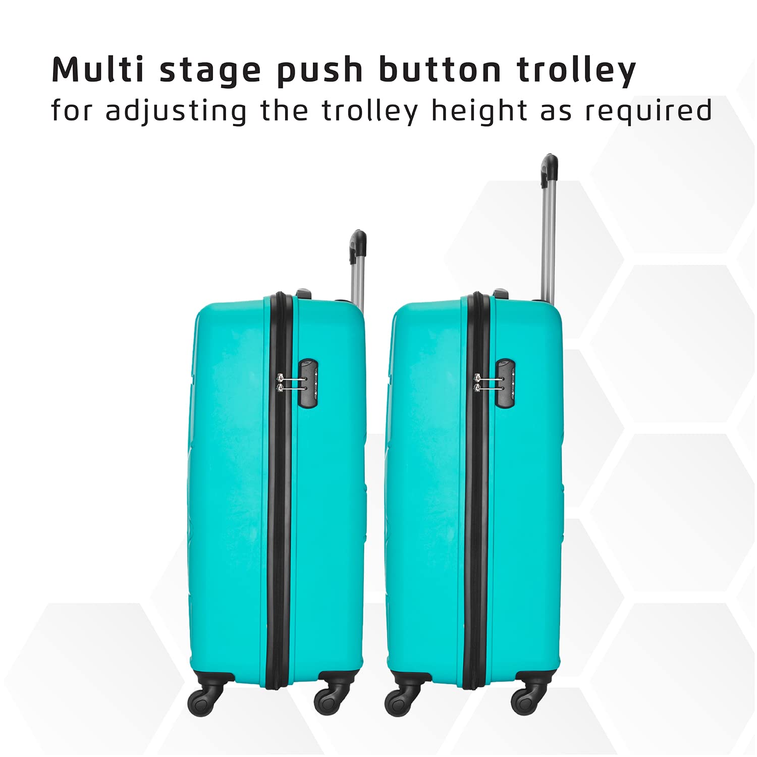 Pentagon Hardside 3PC PP Luggage Set (22/26/30")
