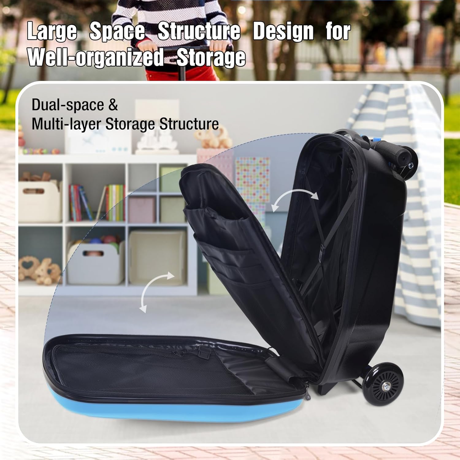 GlideScoot 2 in 1 Carry-On Luggage & Scooter