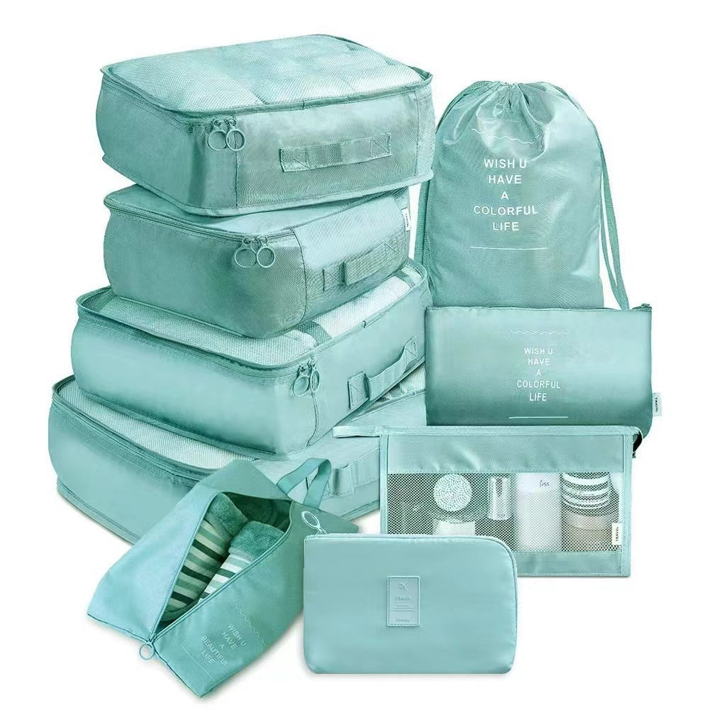 9 PCS Travel Compact Packing Organizers