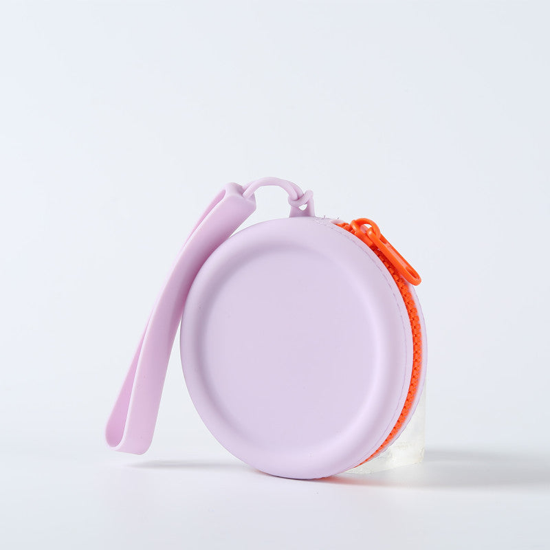 Silicone Coin Purse with Wrist Strap