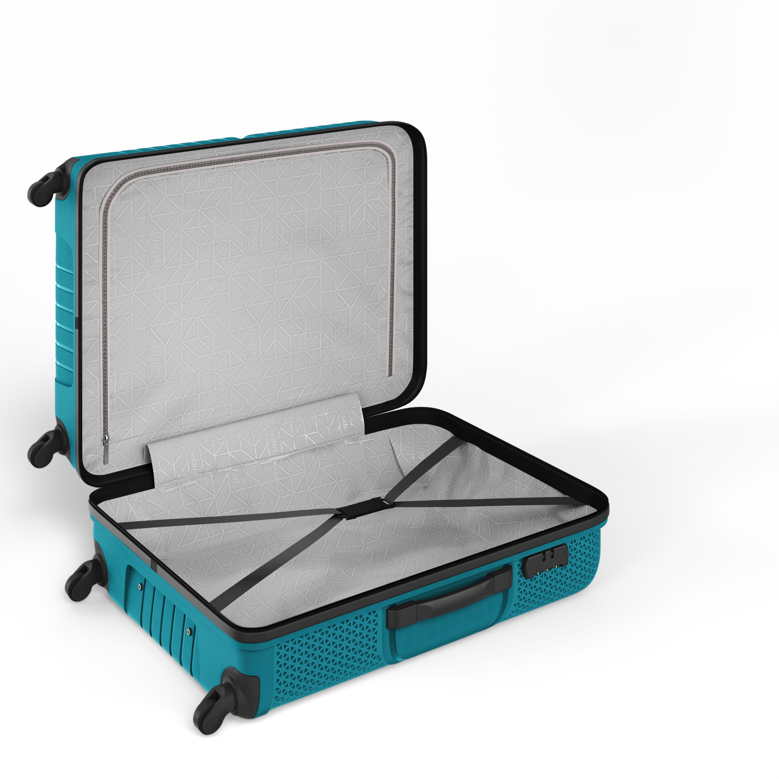 Zeno 4 Wheeled PP Luggage