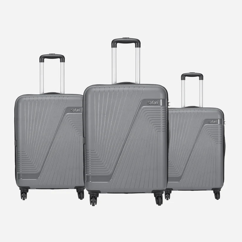 طقم شنط سفر Safari Zion Hard-Sided Polypropylene – 3 قطع