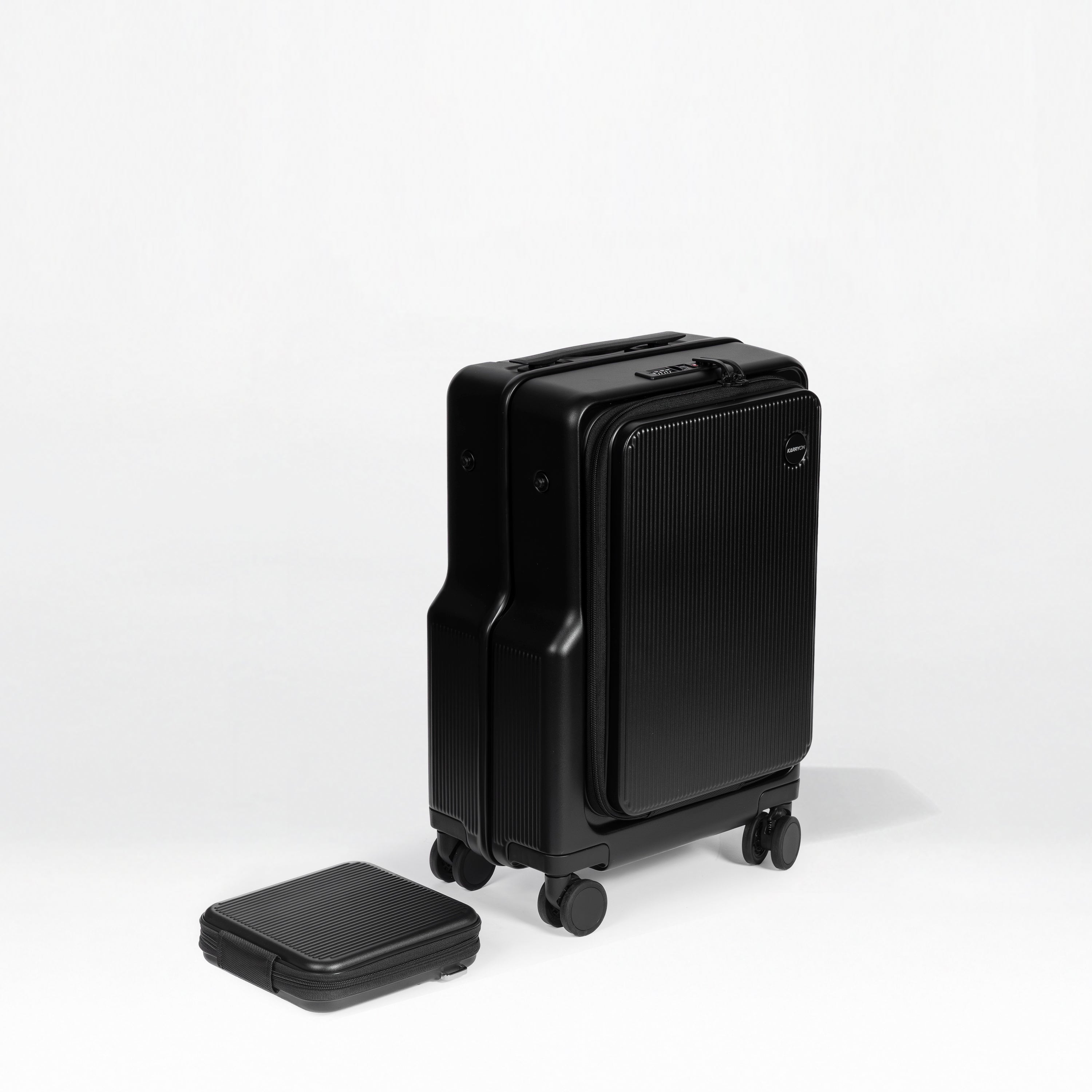 Front-Open 21" Cabin Luggage with detachable bag