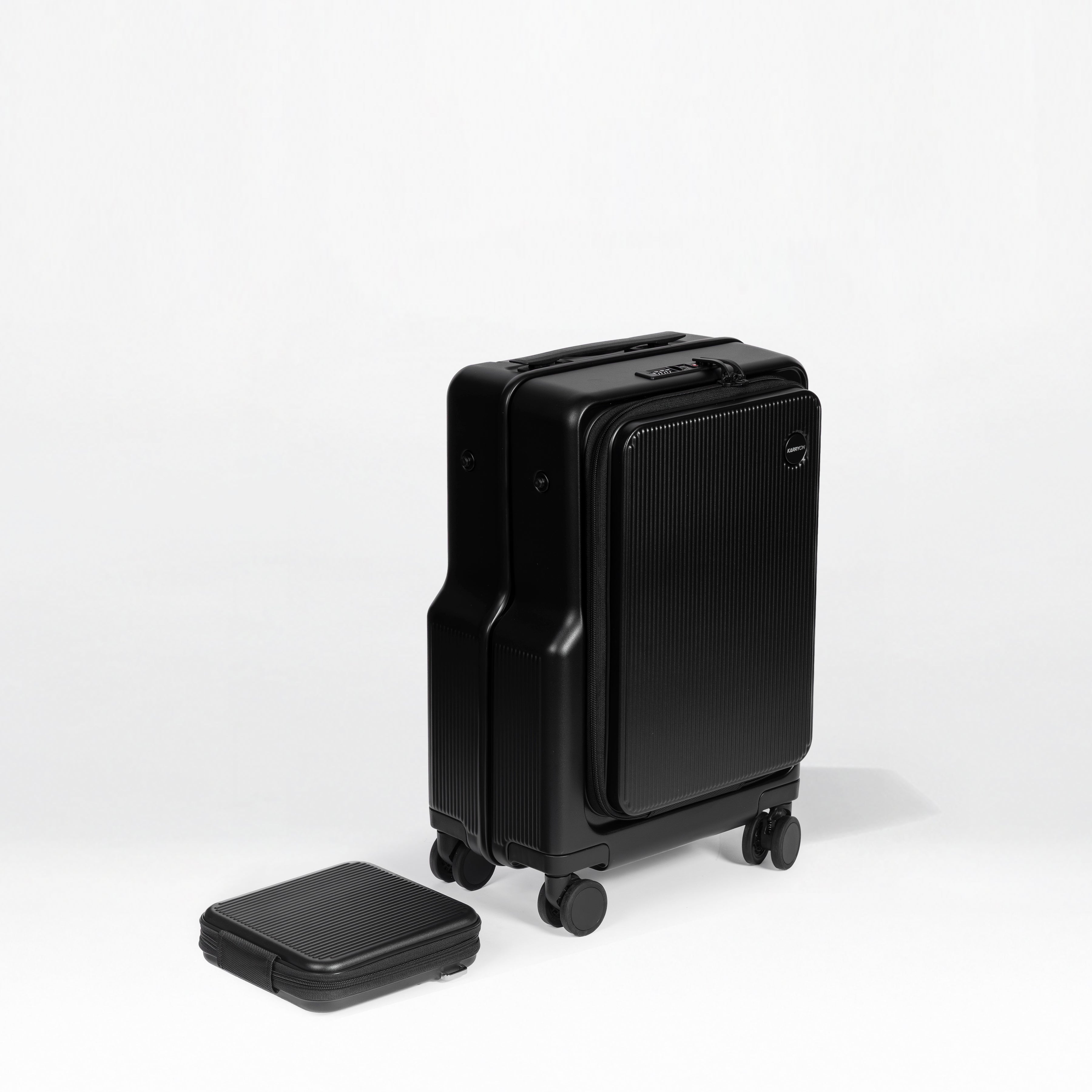 Front-Open 21" Cabin Luggage with detachable bag