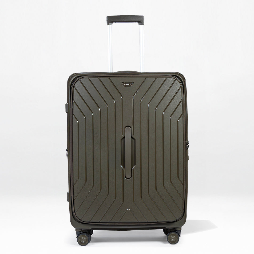 Hardside PP Front Open Luggage Set – 20"/24"/28"