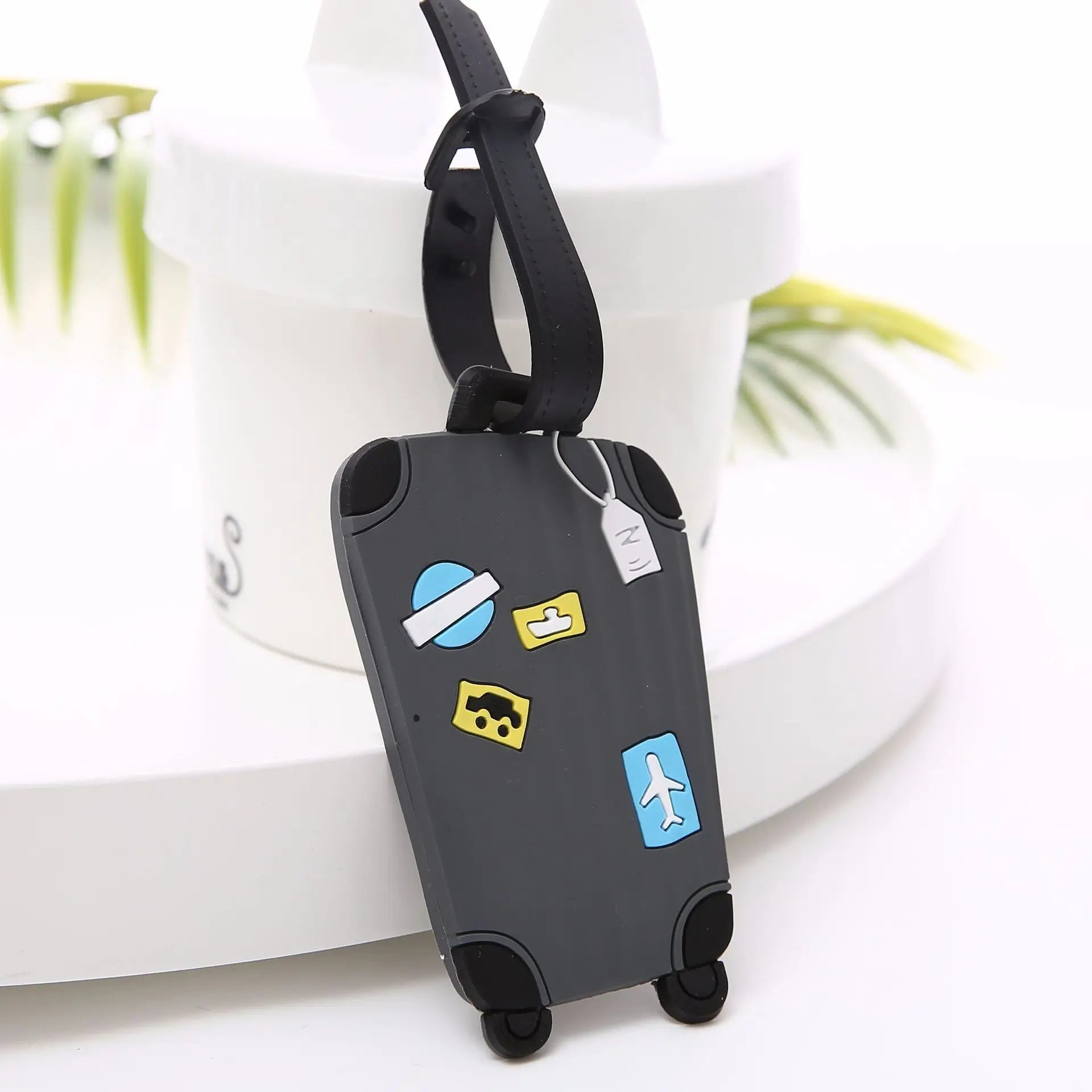 Luggage Shape Silicone Tag