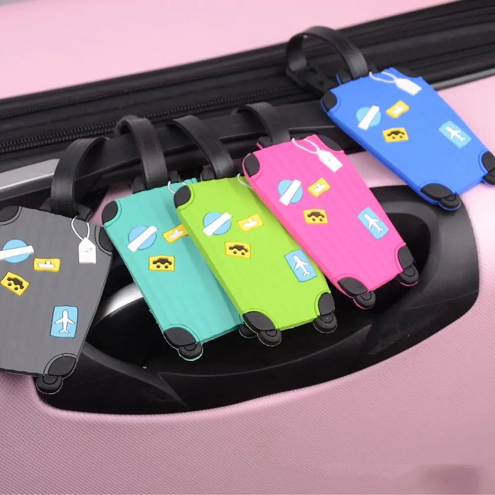 Luggage Shape Silicone Tag