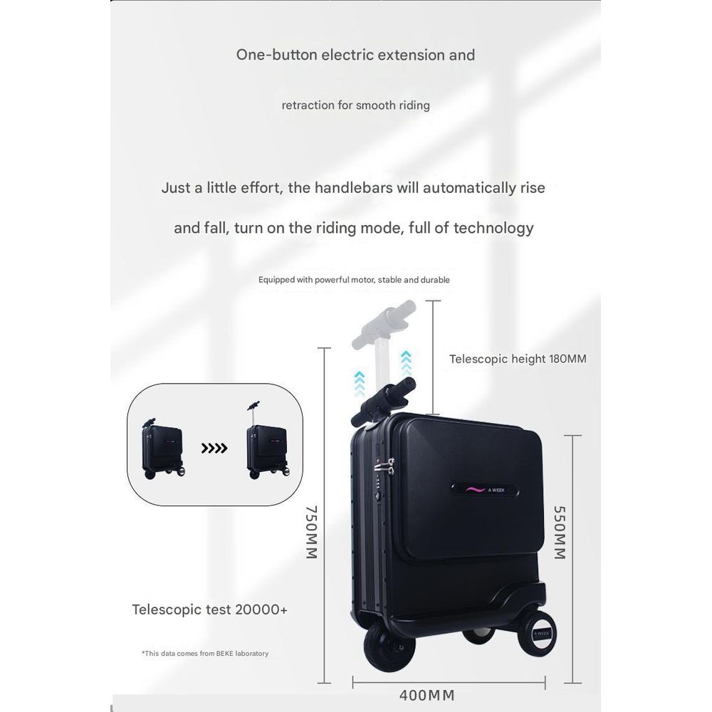 BEKE ES06 Smart Electric LCD Display Suitcase