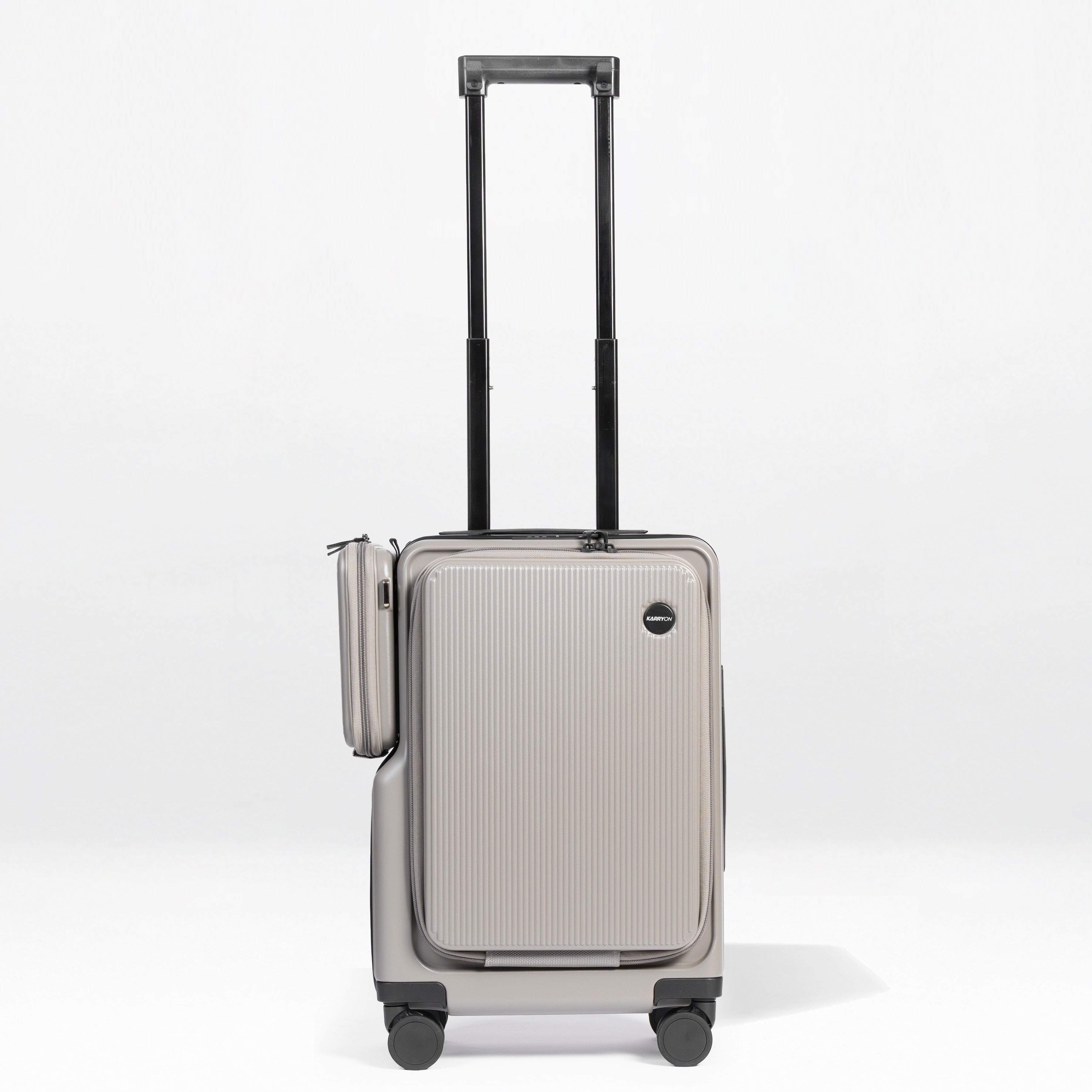 Front-Open 21" Cabin Luggage with detachable bag