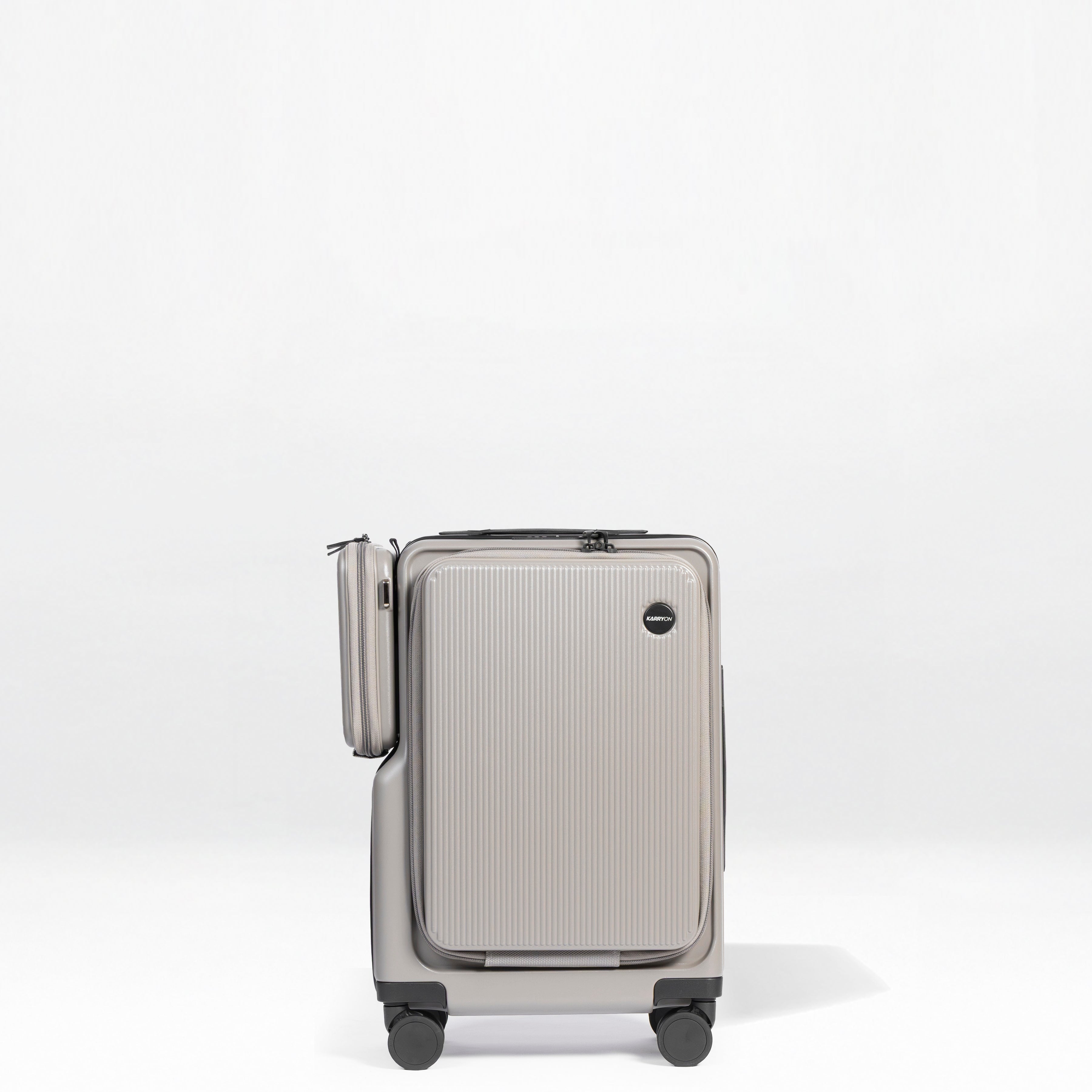 Front-Open 21" Cabin Luggage with detachable bag