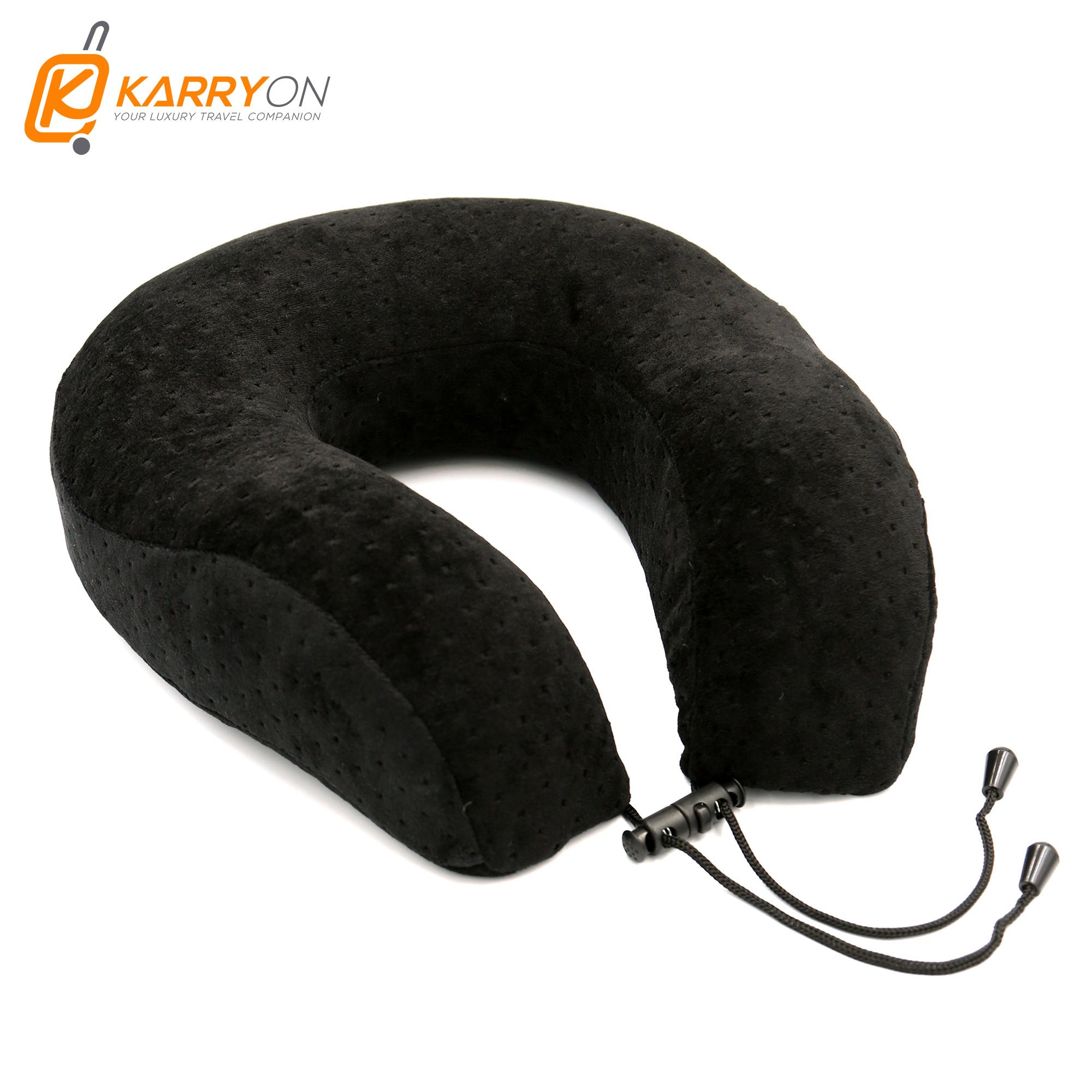Memory Foam Travel Velvet Neck Pillow