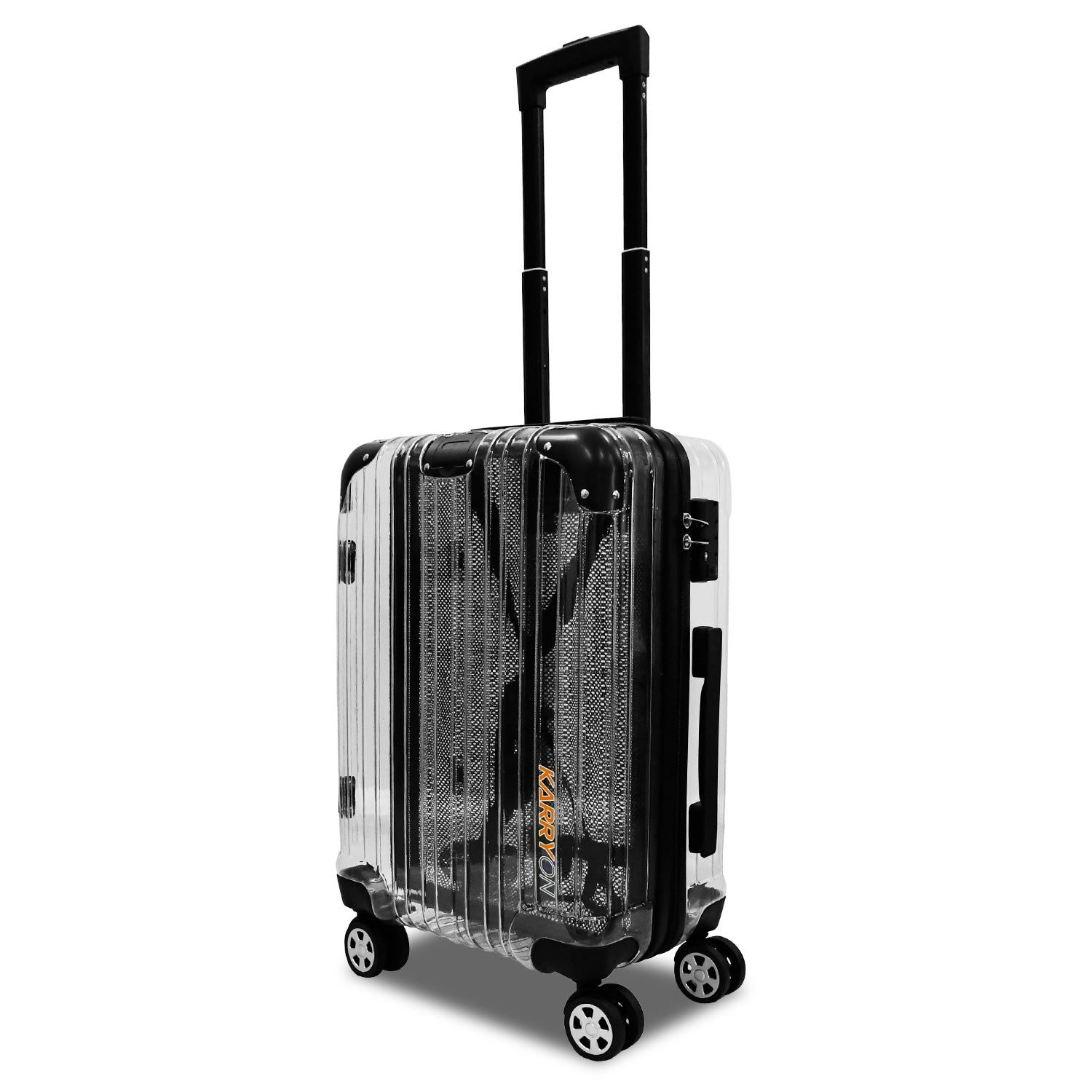 KarryOn Aviation 20" Transparent Polycarbonate Cabin Luggage