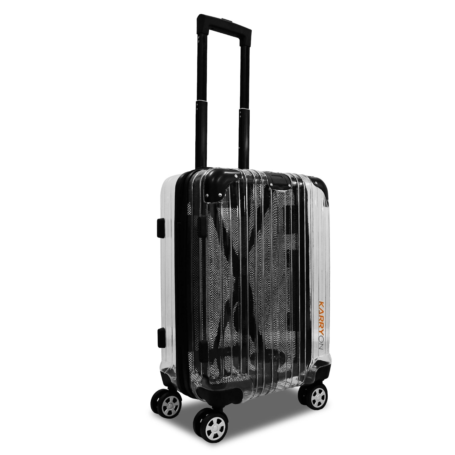 KarryOn Aviation 20" Transparent Polycarbonate Cabin Luggage