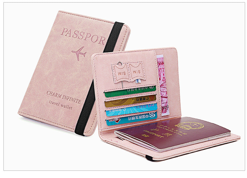 Rfid Passport Cover - Pu Leather