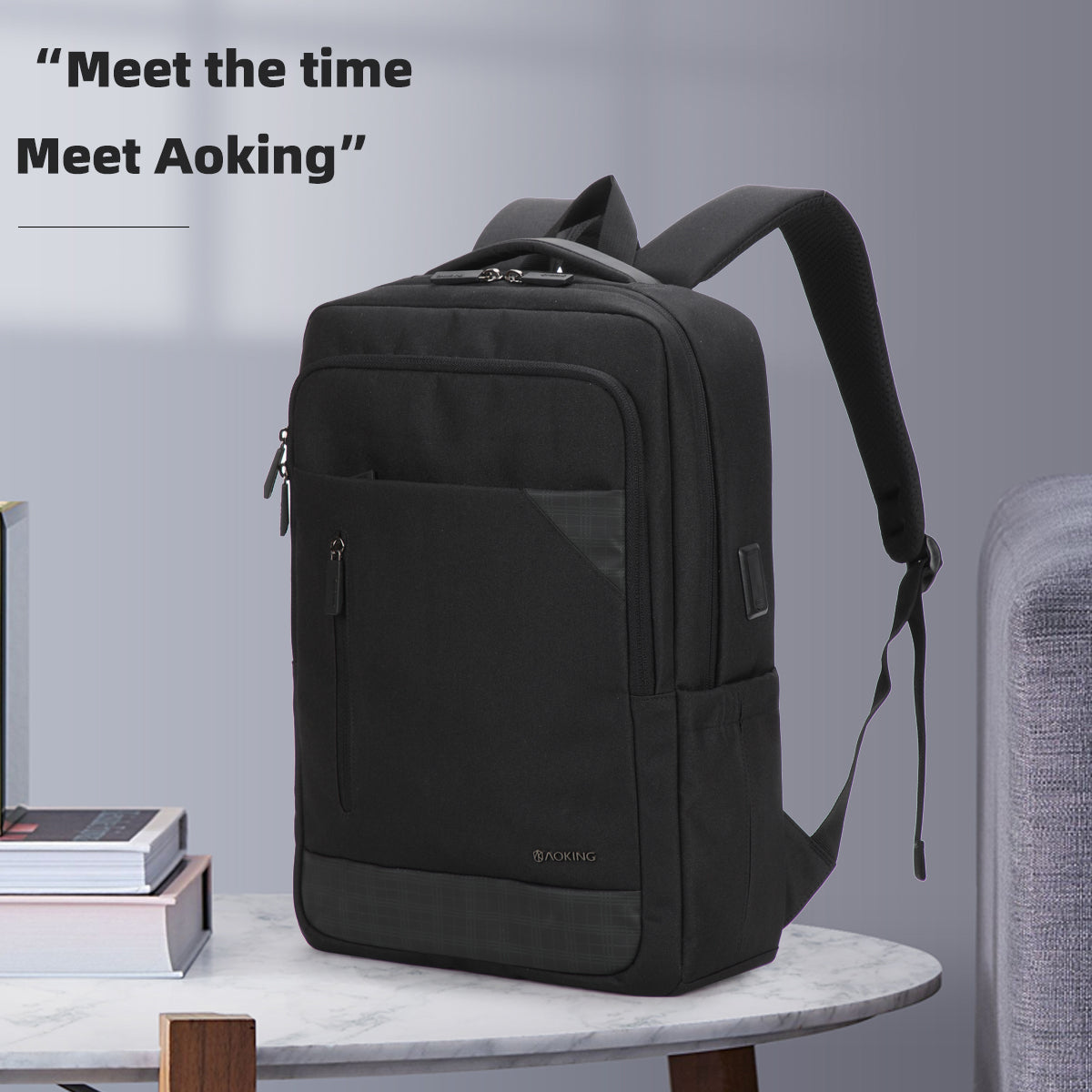 Aoking Travel Smart Laptop Backpack - Sn1133-5