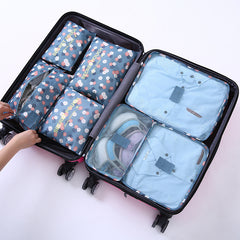 7 Set Travel Lite Cubes For Luggage Packing Organizers