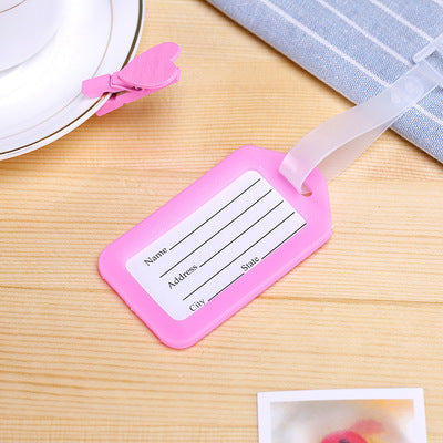 Pastel Luggage Tag 3Pcs (Mix Colors)