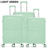 TP COOLIFE FEATHERLITE SPINNER 3PC SET PP LUGGAGE (20/24/28")