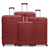 ARMOURED EXPANDABLE 4PC ABS LUGGAGE SET (20/24/38/32")