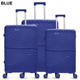 TP COOLIFE FEATHERLITE SPINNER 3PC SET PP LUGGAGE (20/24/28")