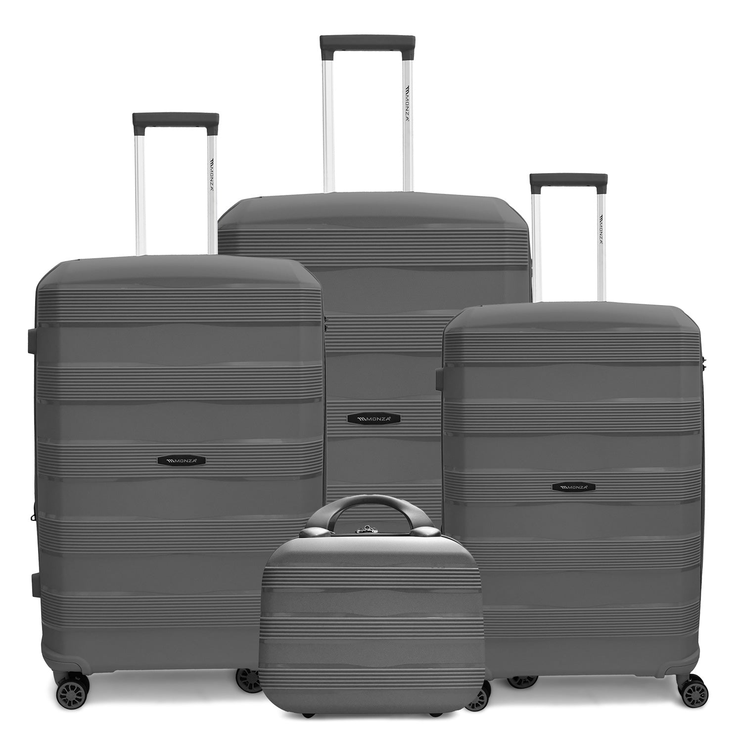 Monza Linex 360° Pp Luggage  3Pc (20/24/28")+1 Free Beauty Case