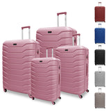 ARMOURED EXPANDABLE 4PC ABS LUGGAGE SET (20/24/38/32")