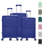 TP COOLIFE FEATHERLITE SPINNER 3PC SET PP LUGGAGE (20/24/28")