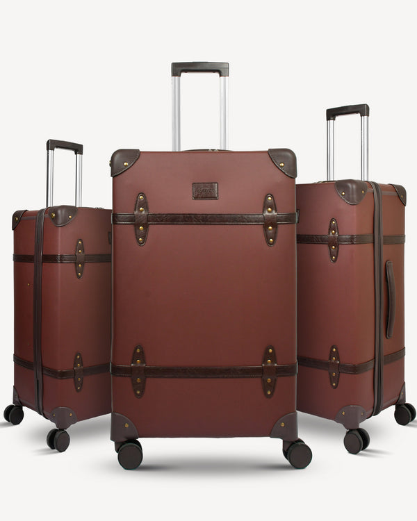 KarryOn Heritage PU Leather 3pc Set (28/24/20")
