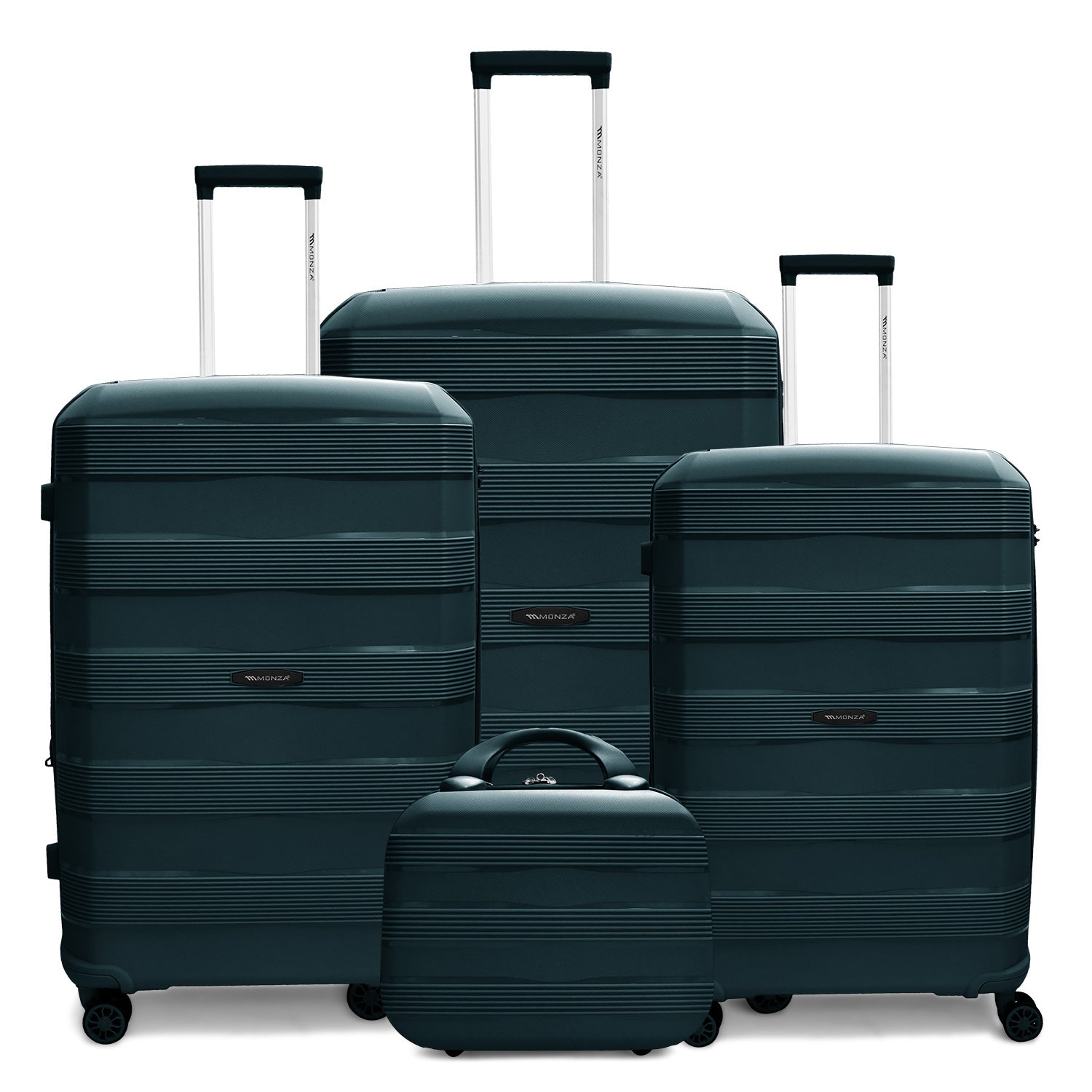 Monza Linex 360° Pp Luggage  3Pc (20/24/28")+1 Free Beauty Case