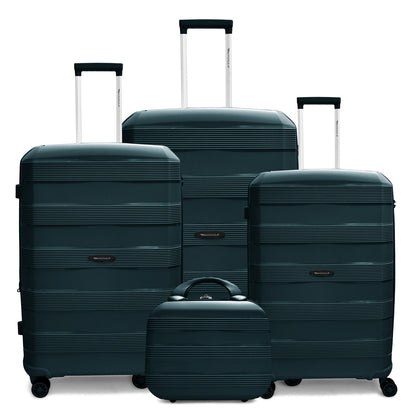 Monza Linex 360° Pp Luggage  3Pc (20/24/28")+1 Free Beauty Case