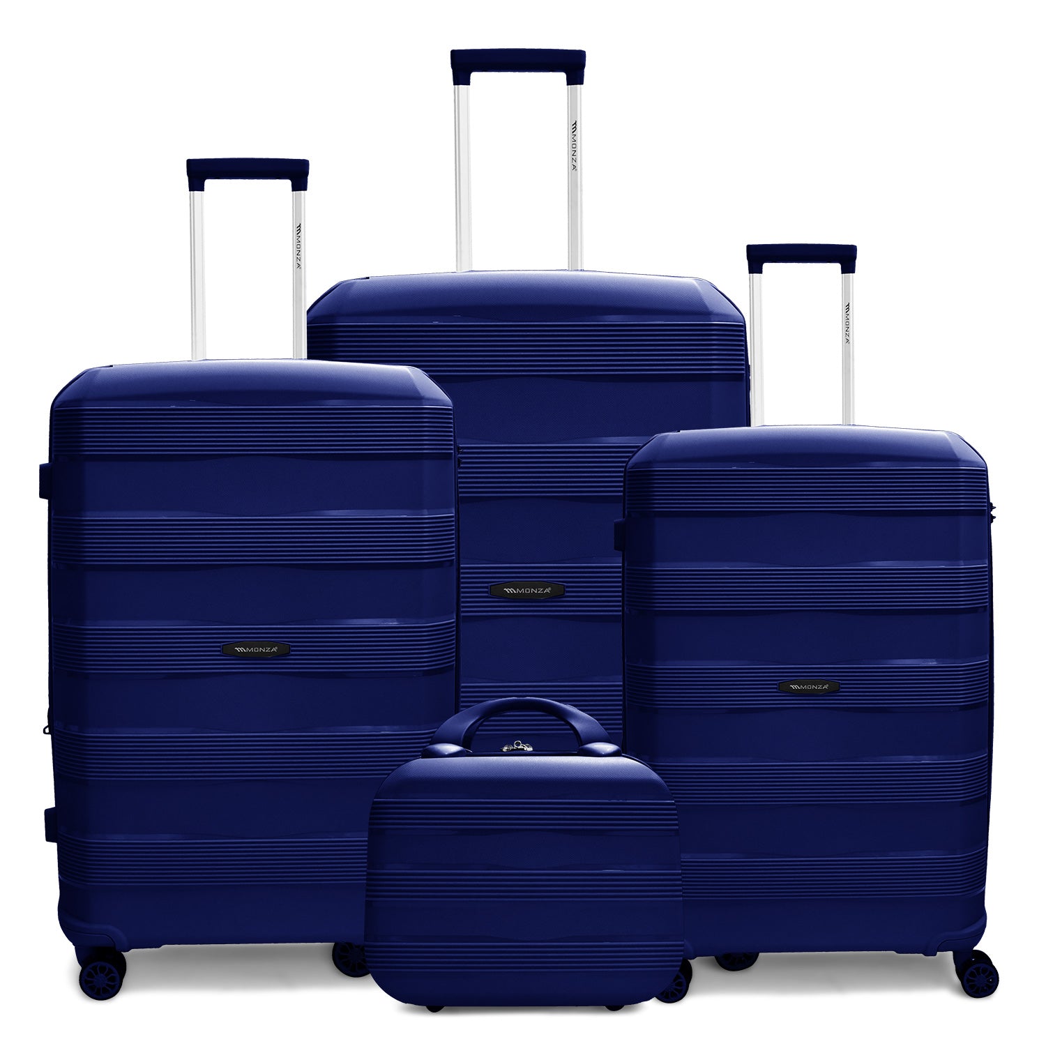 Monza Linex 360° Pp Luggage  3Pc (20/24/28")+1 Free Beauty Case