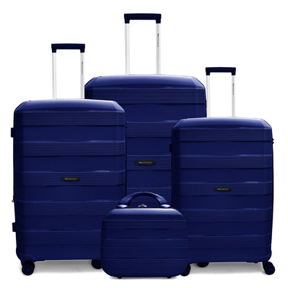 Monza Linex 360° Pp Luggage  3Pc (20/24/28")+1 Free Beauty Case
