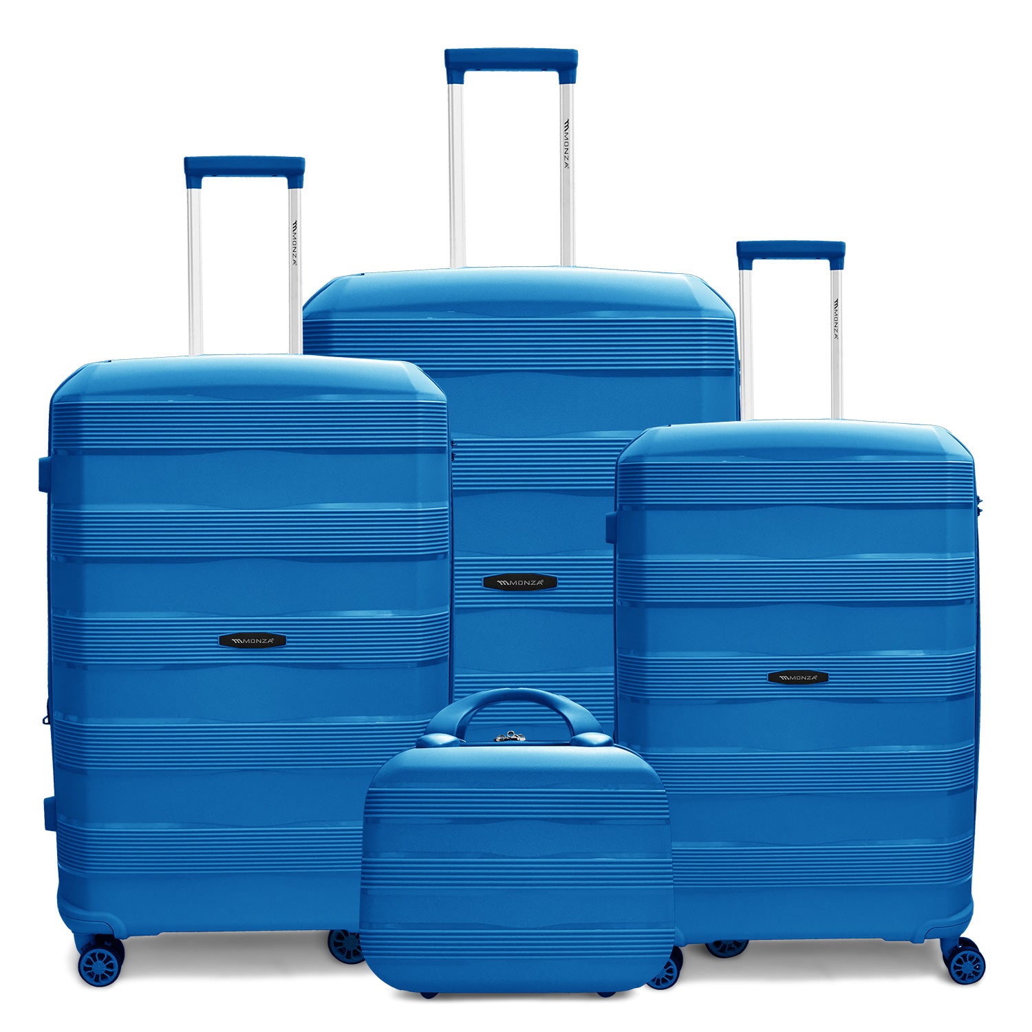 Monza Linex 360° Pp Luggage  3Pc (20/24/28")+1 Free Beauty Case