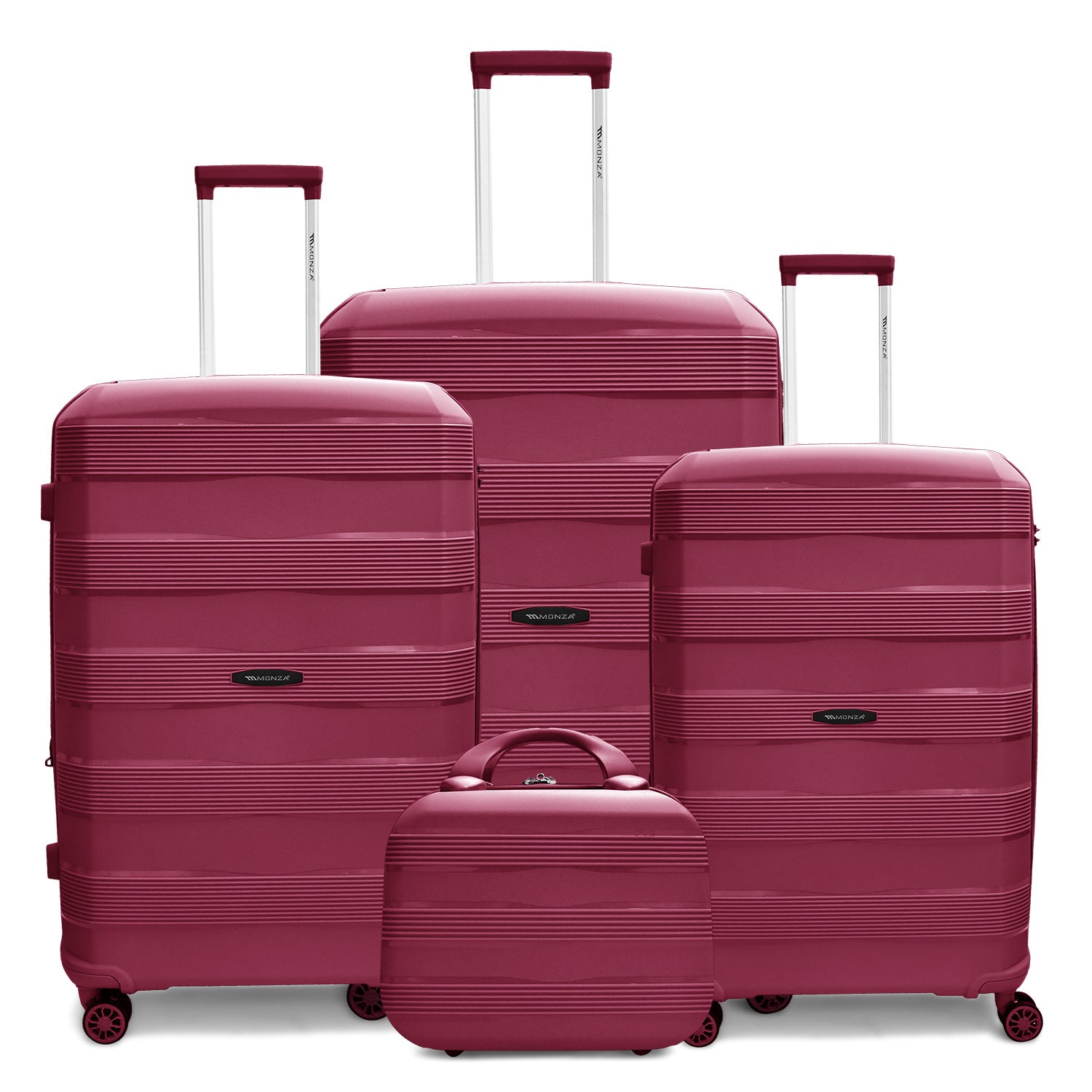 Monza Linex 360° Pp Luggage  3Pc (20/24/28")+1 Free Beauty Case