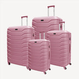 ARMOURED EXPANDABLE 4PC ABS LUGGAGE SET (20/24/38/32")
