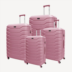 Armoured Expandable 4Pc Abs Luggage Set (20/24/38/32")