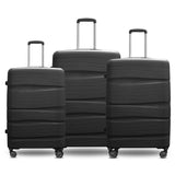 SUMO MIDWAY DOUBLE ZIPPER PP LUGGAGE 3PC SET (20/24/28