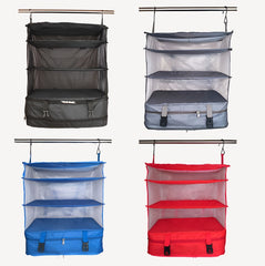 Durable Portable Hanging Luggage Organizer Travel Packing System