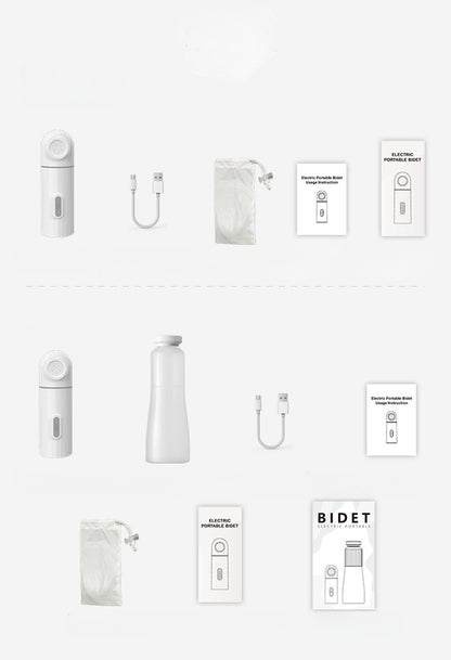 Electric Portable Bidet with Bottle