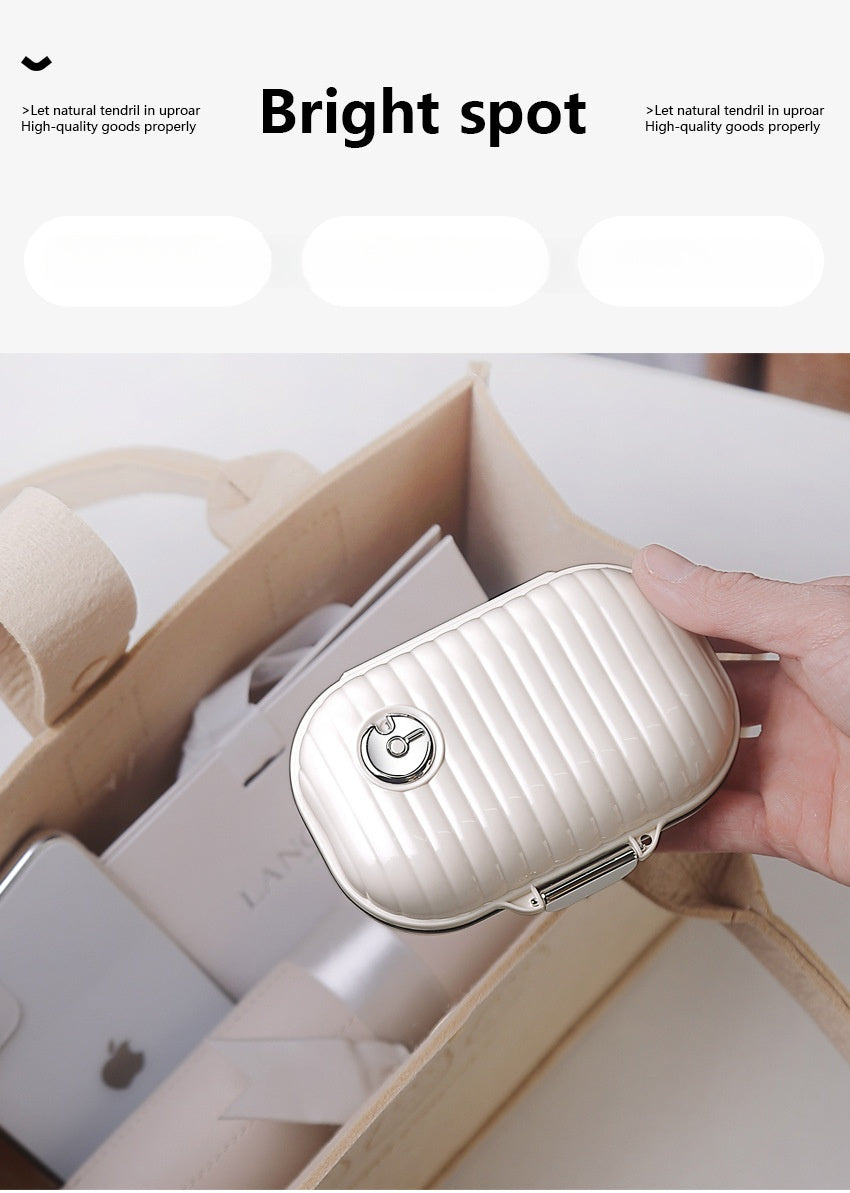 Compact Travel Pill Case with Secure Lock