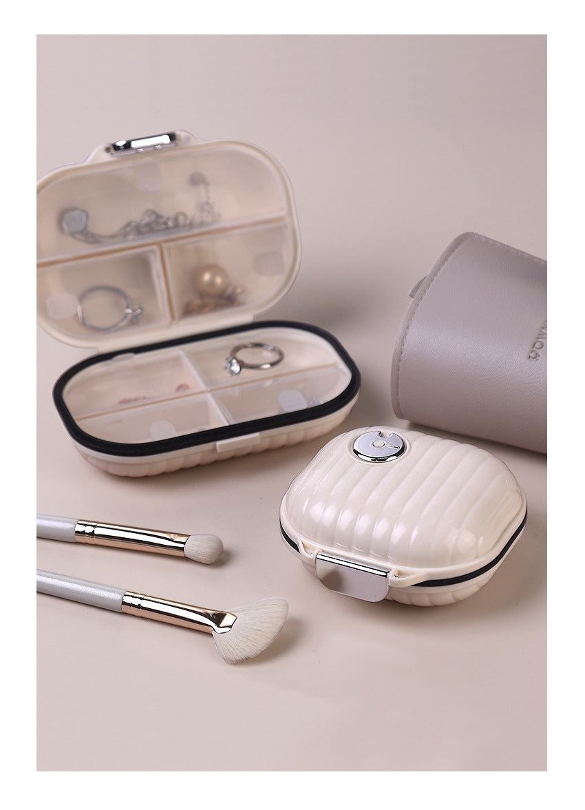 Compact Travel Pill Case with Secure Lock