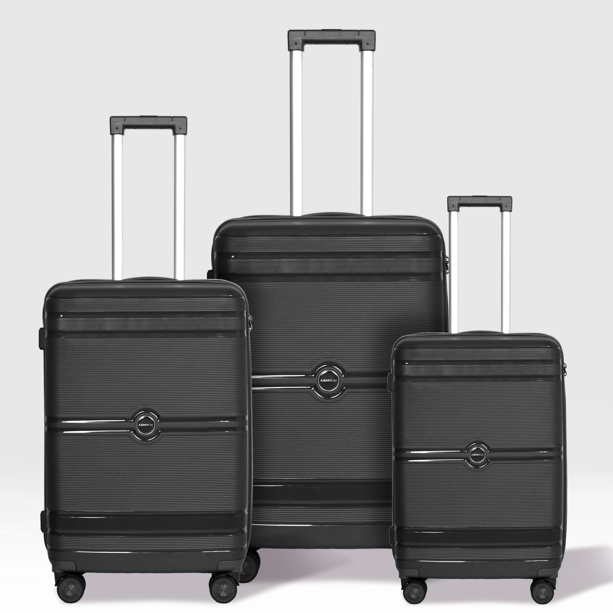 Linear PP Trolley Luggage Set – 20"/24"/28"