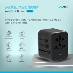 Travelest Universal Travel Adapter 2500W With 2 Usb 2.4A