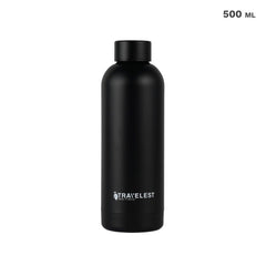 Travelest Stainless Steel Narrow Mouth Water Bottle Keeps Water Cold 24Hrs / Hot 12Hrs 500Ml