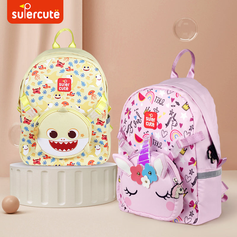 Supercute Shark Backpack Two-In-One