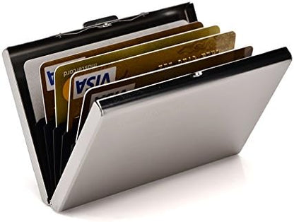 حافظة بطاقات معدنية بتقنية RFID – 6 أقسام