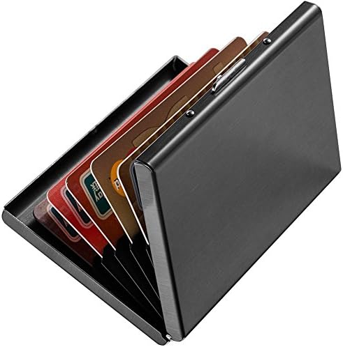 حافظة بطاقات معدنية بتقنية RFID – 6 أقسام